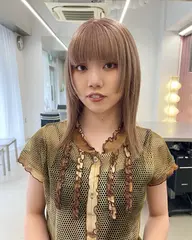 似合わせカット+ケアブリーチダブルカラー ※顎下+1100円肩下+1650円