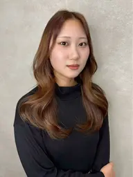 【韓国ヘア】カット&髪質改善カラー