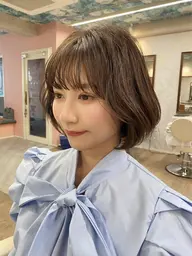 【前髪が分かれる方におすすめ✨】前髪クロスパーマ＋前髪カット💇🏼‍♀️
