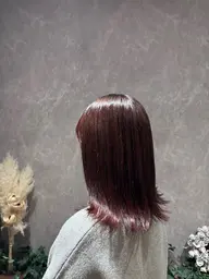 似合わせカット+高発色カラー