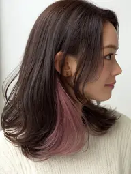 似合わせカット✖️インナーカラー✖︎トリートメント