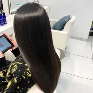 【扱いやすい自然な前髪ストレートに♪】前髪縮毛矯正+カット+オッジィオットトリートメント
