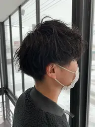 メンズカット+ゆるツイストスパイラルパーマ✂︎
