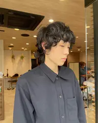 【メンズカット】ウルフカット