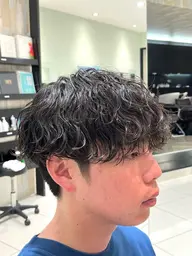 【新規限定】🌊メンズカット+波巻きパーマ+トリートメント