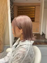 【ダメージレス🫣】カット＋ケアブリーチリタッチ＋カラー