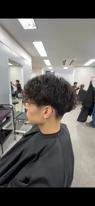 メンズカット+眉質改善