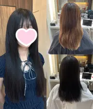 クイックトリートメント&馴染ませカット無料🎀カラー+ダイヤモンド毛質90本