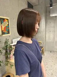 カット➕ブリーチなしダブルカラー🍎❕