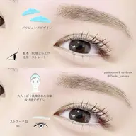 【脱色付き🔍✨】まつげパーマ&ふんわり脱色+眉スタイリング