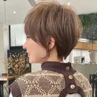 【👑1日先着2名様限定👑】カット+透明感カラー+1stepトリートメント【✨ショート限定✨】