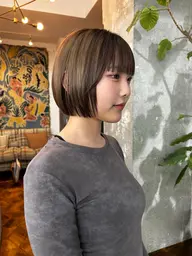 ✂️ボブカットモデル ¥0（3cm以上カット）/まとまりのあるぷつっとボブ◎スタイリングしやすいボブに仕上げます！