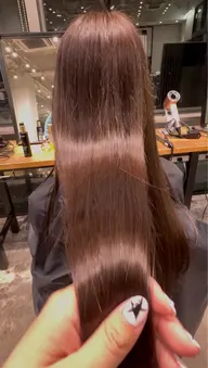 透明感暖色カラー