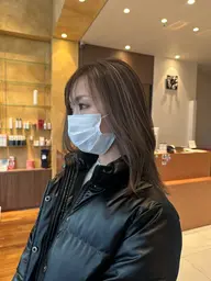 🩵9日🩵🈳有り!カット➕ハイライト 白髪ぼかしハイライト🤍 可※口コミ必須になります
