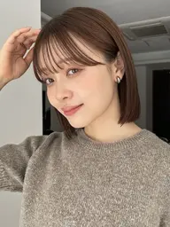 ワンレングスカット