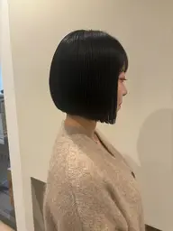 \¥0ボブカットモデル/高保湿トリートメント＋スカルプスパのサービス付き✨