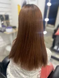 ブリーチなしでも透明感MAX✨ダメージ最小限カラー＋うる艶集中トリートメント💖