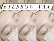 🧡アイブロウ🧡WAX脱毛💡※補足説明をお読みください。 ひんやりジェル仕上げ🫧