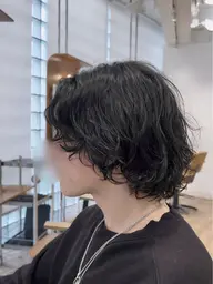 【トレンド◎】メンズカット+メンズロングパーマ