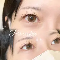 【ミニモ学割U24】【パリエク】パリジェンヌラッシュリフト+LEDエクステ100本まで
