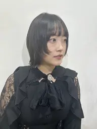 【予約率80%超え🔥】🍯小顔ボブカット＋透け感カラー＋超音波トリートメント🐝〈新宿〉