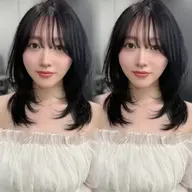【💗ベーシックメニュー💗】レイヤーカット✂️＋ワンカラー🌈＋髪質改善1stepトリートメント