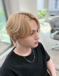 メンズヘアセット➜リバースセット、束感、筋感セット、ナチュラルセット、巻き上げセット