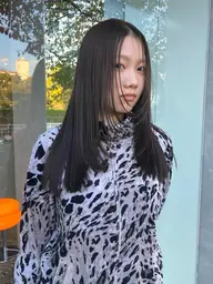 【2回目以降リピーター様人気No.1🍒】似合わせカット+透け感ワンカラー+最高級髪質改善トリートメント🫧💍