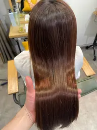 【髪質改善🤍✨️】うる艶カラー➕Aujua(オージュア)トリートメント1STEP🫧