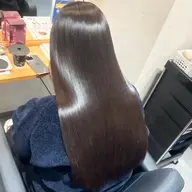 【人気メニュー✨】 🍑カット+ホリスティックカラー+髪質改善トリートメント🍑