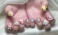 🩵3Dキャラクターパーツ付け放題、リボン🎀(ケア込み)8500→7980