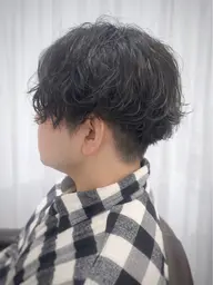 メンズカット+ニュアンスパーマ＋炭酸シャンプー￥7980[B-8/京橋]