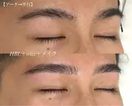 🪞【美眉】HBLハリウッドブロウリスト+眉毛wax+間引き+メイク込み(指名料込)90分