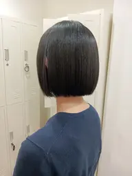ボブカット＋縮毛矯正♡⑅̥