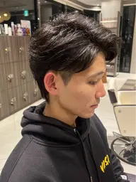 モデル メンズ カット 似合わせパーマ