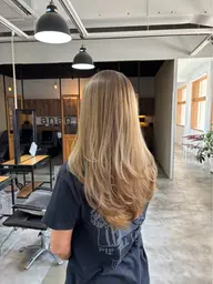 🌈ダブルカラー🌈　ケアブリーチ＋on AVEDAカラー