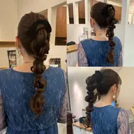お呼ばれヘアセット