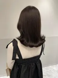 ✔︎透明感カラー+COTAライトトリートメント🤍