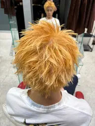 【おすすめNo.1✨】ケアブリーチカラー＋スパイキーショート 18500円