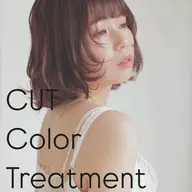 【色落ちまで透明感✨】イルミナカラー+カット+Aujuaトリートメント