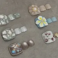 【フィルイン】✨デビュー間近✨親指アート+ワンカラー