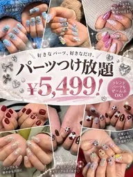 🎀パーツ付け放題¥4999🎀【オフ、ケア込み】