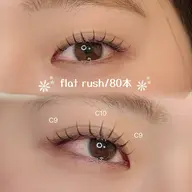 フラットラッシュ80本　💫オフなし💫　　［60分］