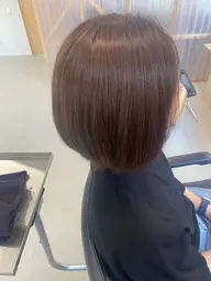 【気になる白髪に❣️】グレイカラー根元、全体染め同料金(ロング料金なし)ドライブロー・指名料込み
