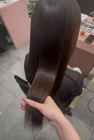 【前髪】ポイントストレート+クイックトリートメント💇🏻♀️✨(酸性ストレート変更+500円)