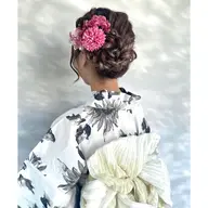 浴衣着付け👘💞(ヘアセット別)