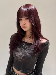 【サラツヤ髪に✨️】  艶カラー＋髪質改善UPTOGLOSS＋似合わせカット