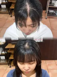 💫浮く・割れる前髪解消💫前髪カット+前髪クロスパーマ嬌正