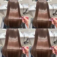 💎透明感カラー➕Aujua2step➕超音波アイロン(韓国ヘア、暖色、寒色、髪質改善)カラーモデル
