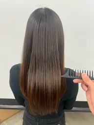 激艶✨️美髪整形酸性ストレート+髪質改善tr
